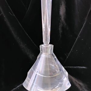 Mikasa Clear Lead Crystal Perfume Bottle